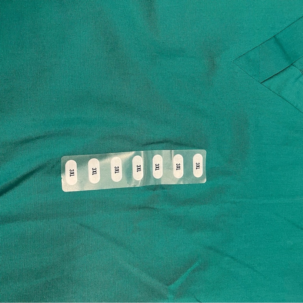 NWT Cherokee Workwear Hunter Green 4700 Scrub Top Size 3XL - Picture 5 of 7